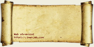 Anđela Adamović vizit kartica